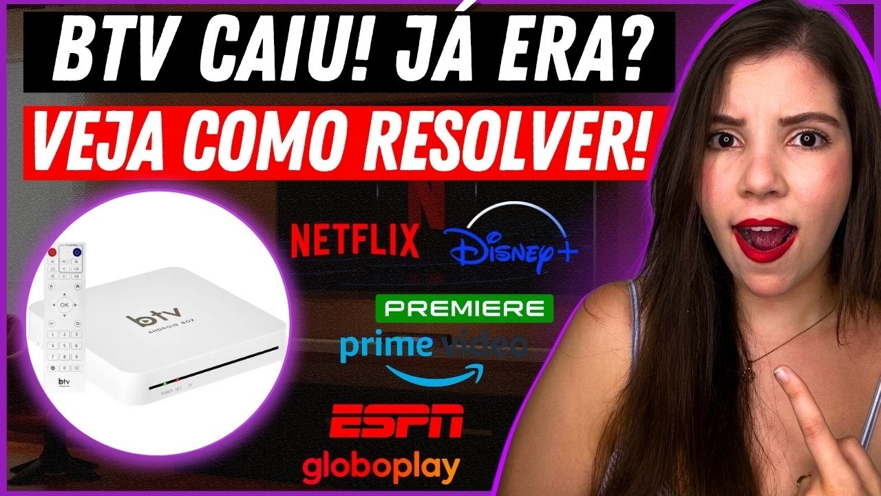 BTV PAROU DE FUNCIONAR? BTV EST&Aacute; FORA DO AR? - VEJA COMO SOLUCIONAR ESTE PROBLEMA!