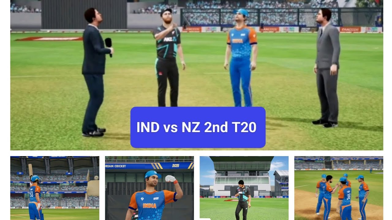 India vs Newzealand: 2nd T20 match #viral #cricket #viralvideo #dremcricket 