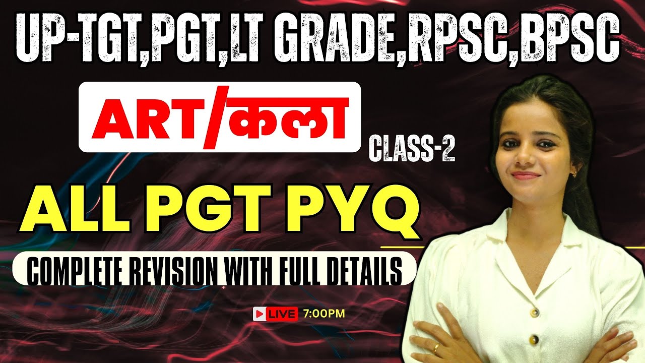 UP LT GRADE कला 2025 ||ALL PGT PYQ  || #LT_GRADE_ART #lt_grade_vacancy #LT_कला #LT_ART #tgt_art2025