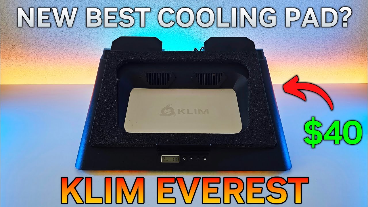ЛУЧШАЯ охлаждающая подставка для ноутбука 2023 года | KLIM EVEREST (всего $40)