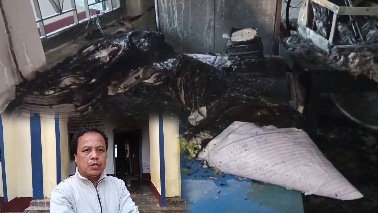 Achumsa Horjwlai Bachamani bai Khamwi Thapla Chakha Belonia BKI Institute ni Headmaster ni Office