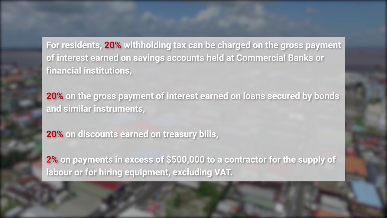 Withholding Tax Rates Explained