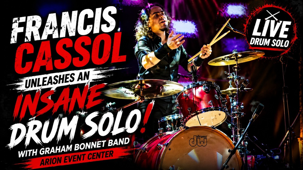 Francis Cassol Unleashes an Insane Drum Solo with Graham Bonnet Band at the Arion Event Center! 🥁