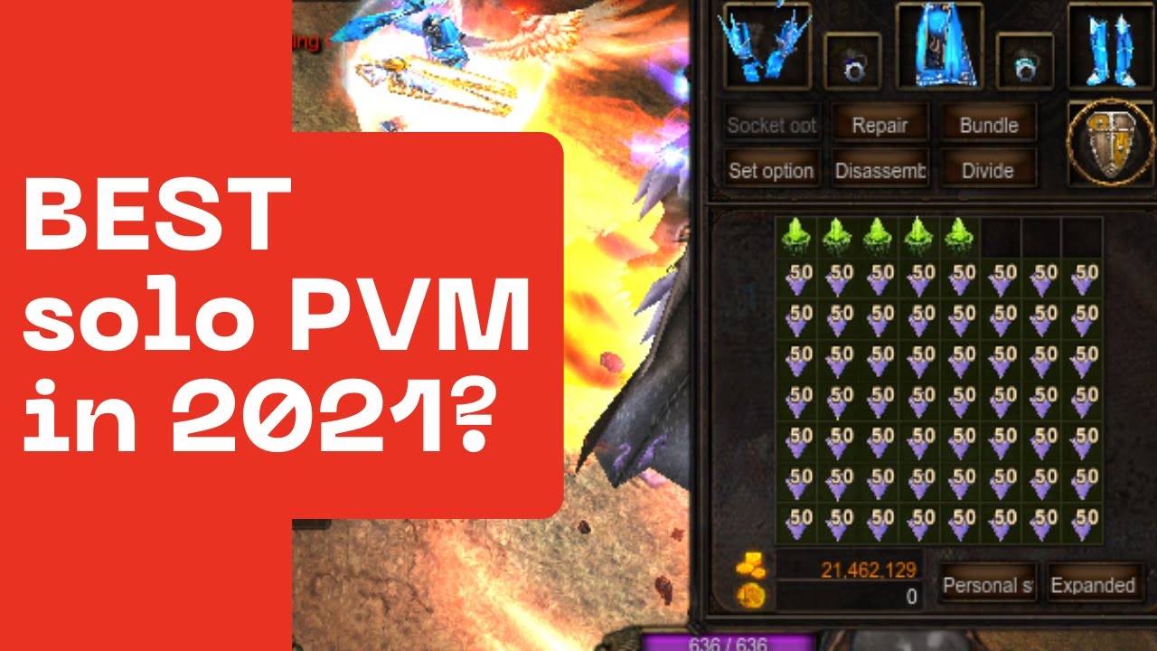 What is the best solo class for PVM? (Global Mu Online 2021)