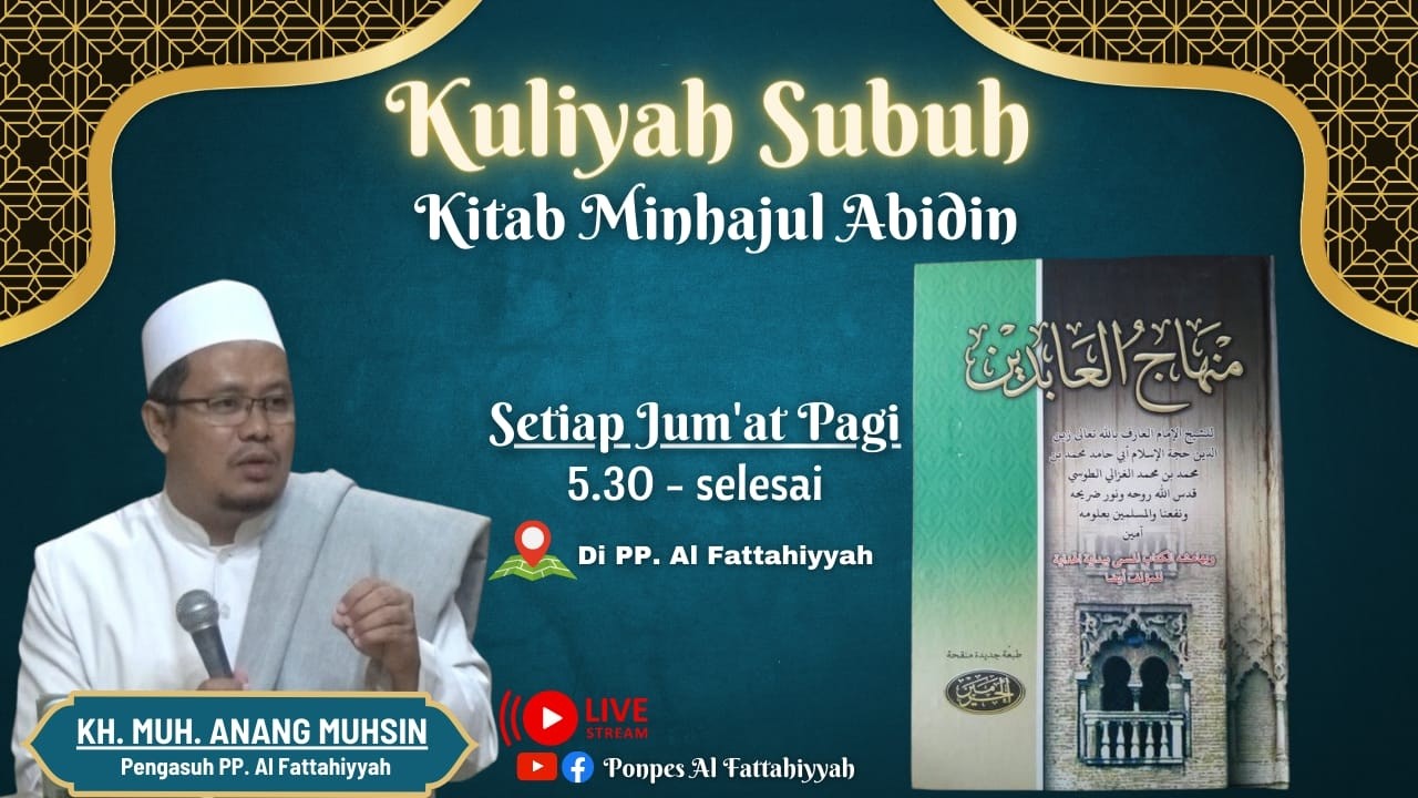 🔴KULIYAH SUBUH KITAB MINHAJUL 'ABIDIN