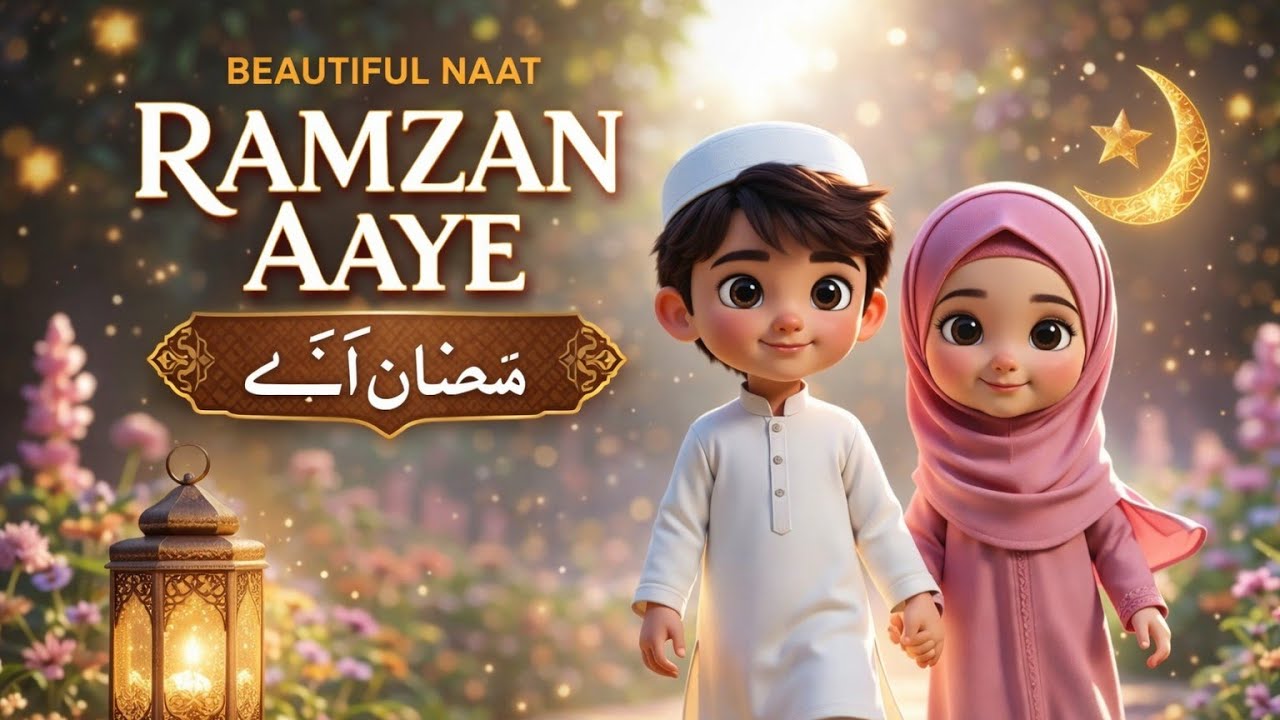 RAMZAN AAYE NAAT (KIDS RHYMES) HINDI KIDS RHYMES) BEAUTIFUL NAAT RAMZAN (RAMZAN NAZAM )