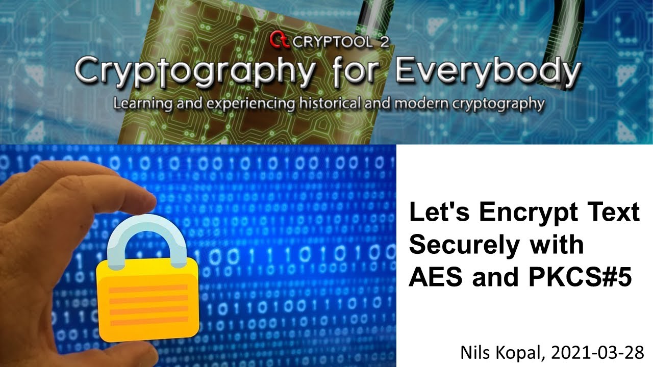 Let's Encrypt Text Securely with AES and PKCS#5
