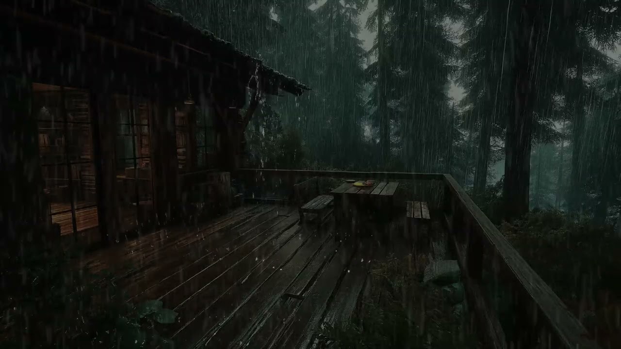 Soft Rain Sounds for Sleeping 🌧️ | Peaceful Night Ambience for Deep Relaxation & Calm