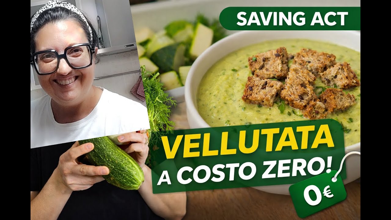 Vellutata zero sprechi: la cena che non ti è costata niente! Un Saving Act!