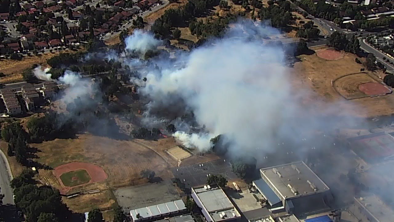 Crews battling vegetation fire in San Jose, California -- WATCH LIVE