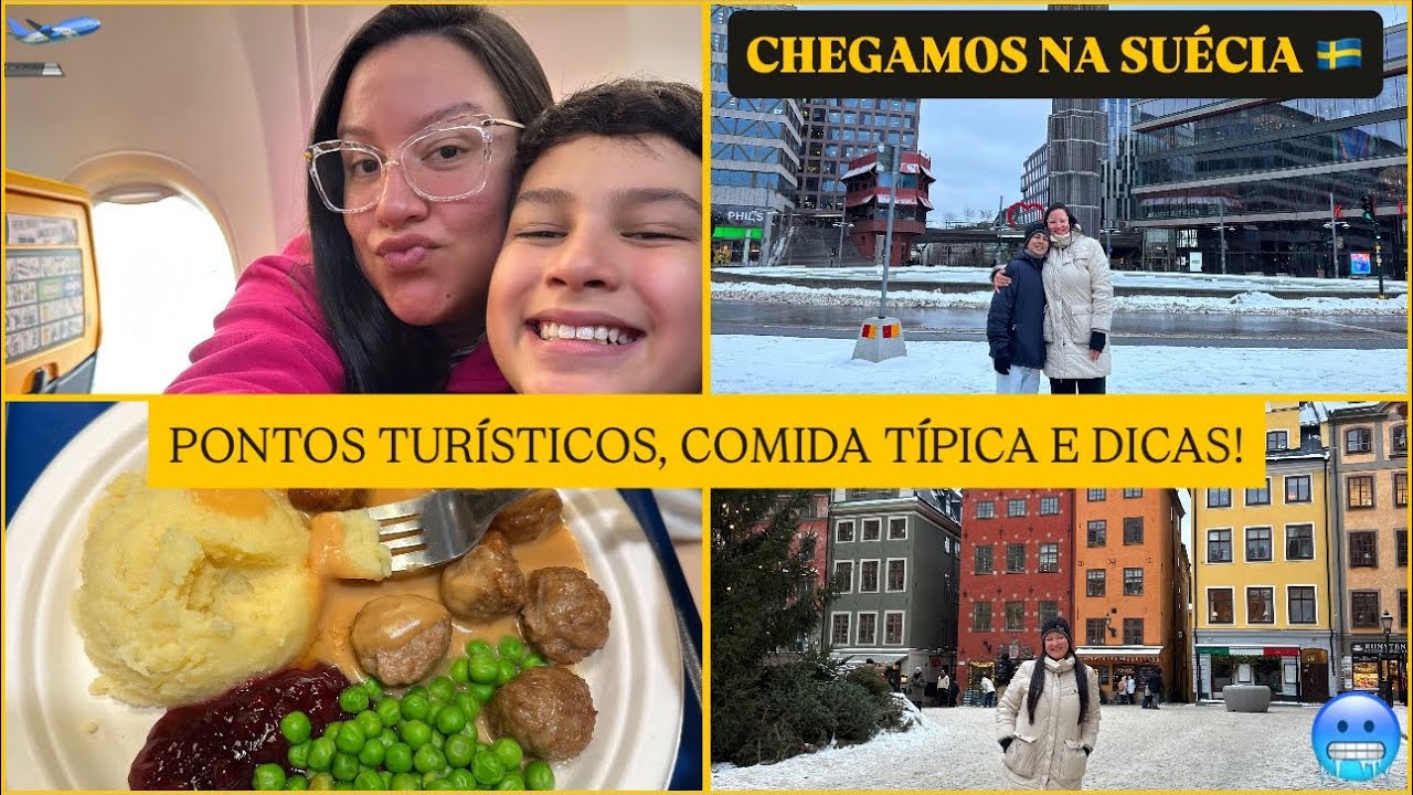 PRIMEIRO DIA EM ESTOCOLMO! CHEGUEI NA SUÉCIA🇸🇪 [DICAS/VLOG] 🛬