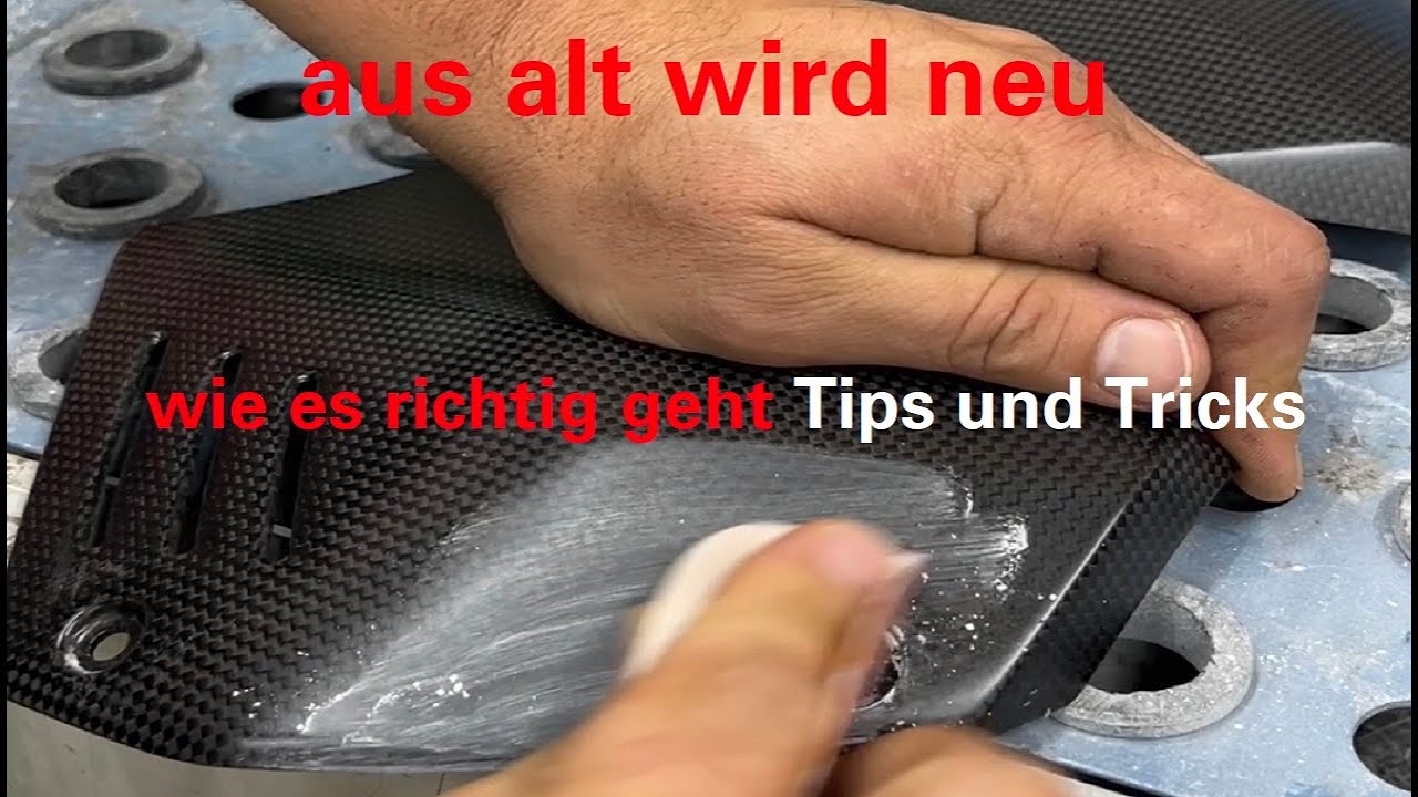 Carbon Kratzer entfernen neu beschichten lackieren