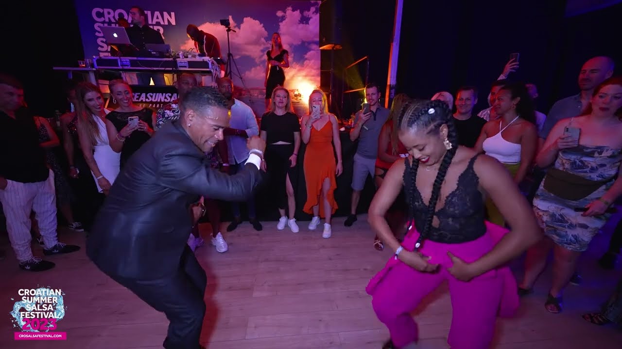 Jorge Luis Fernandez & Yusimi Moya Rodriguez ~ salsa social dancing @ CSSF, Rovinj