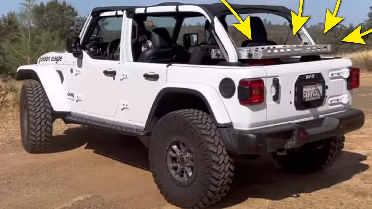 JL 4 Door Aluminum Cargo Basket w/ Mounting Brackets