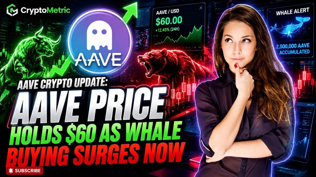 Aave Crypto Update: AAVE Price Holds $60 as Whale Buying Surges Now