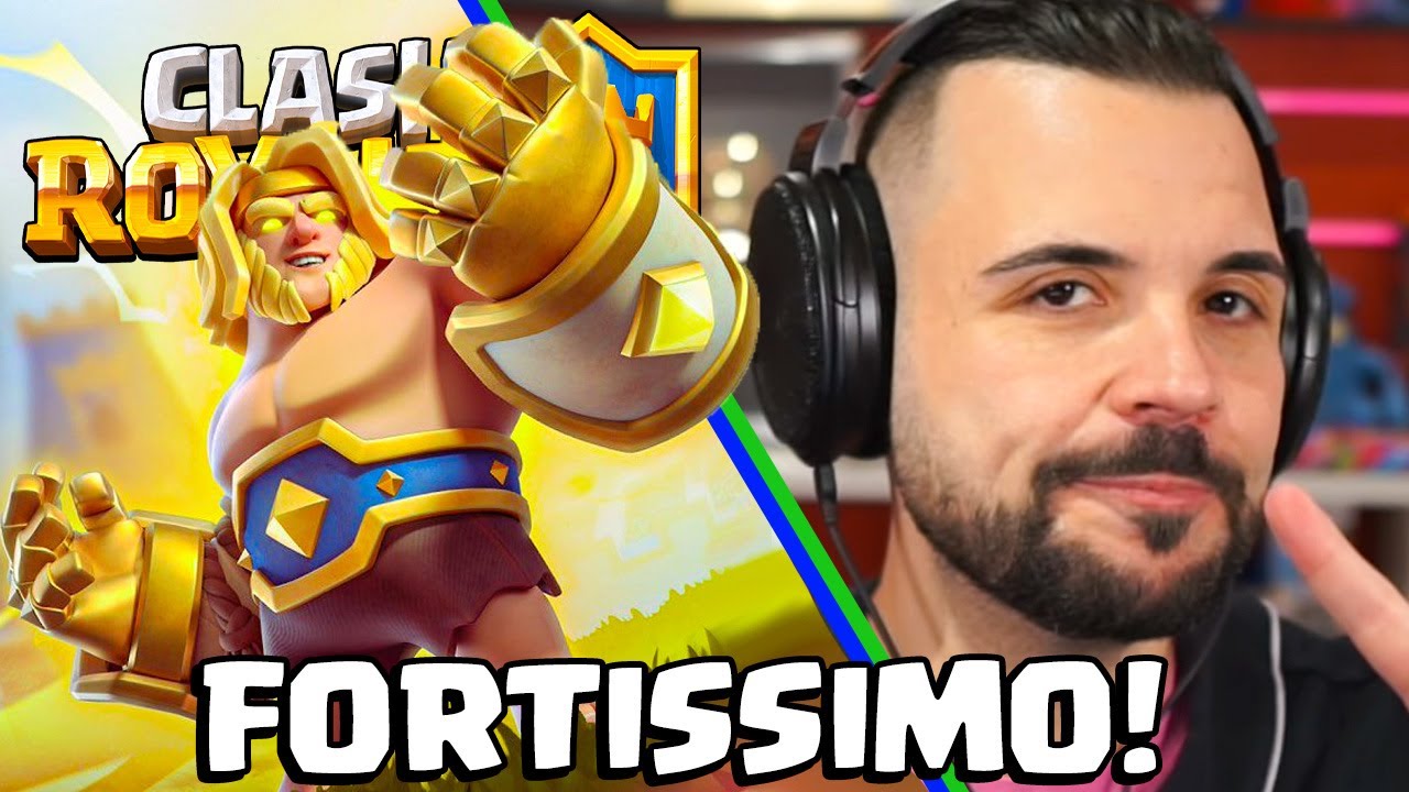 The GIANT HERO is SO STRONG! My new DECK? - CLASH ROYALE XXXL