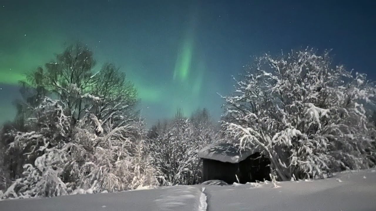 Wonderful winter in the North of Finland Kuusamo