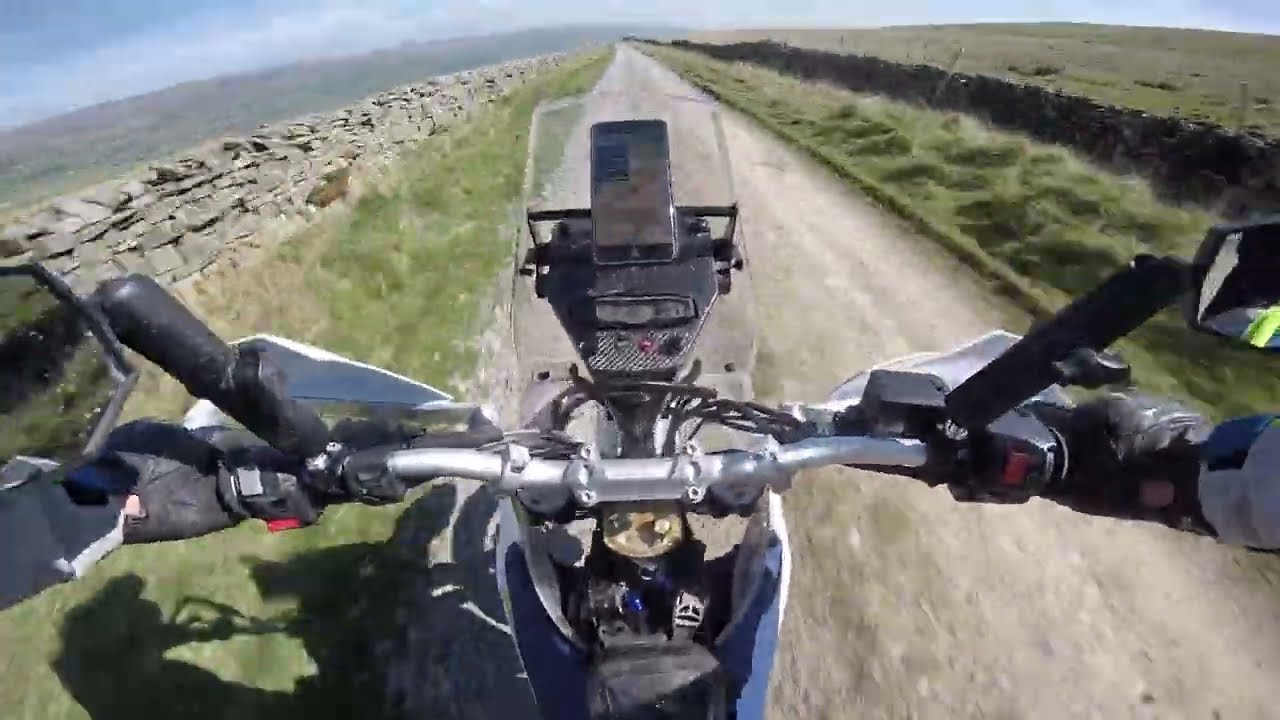 Husqvarna 701 enduro on the trail