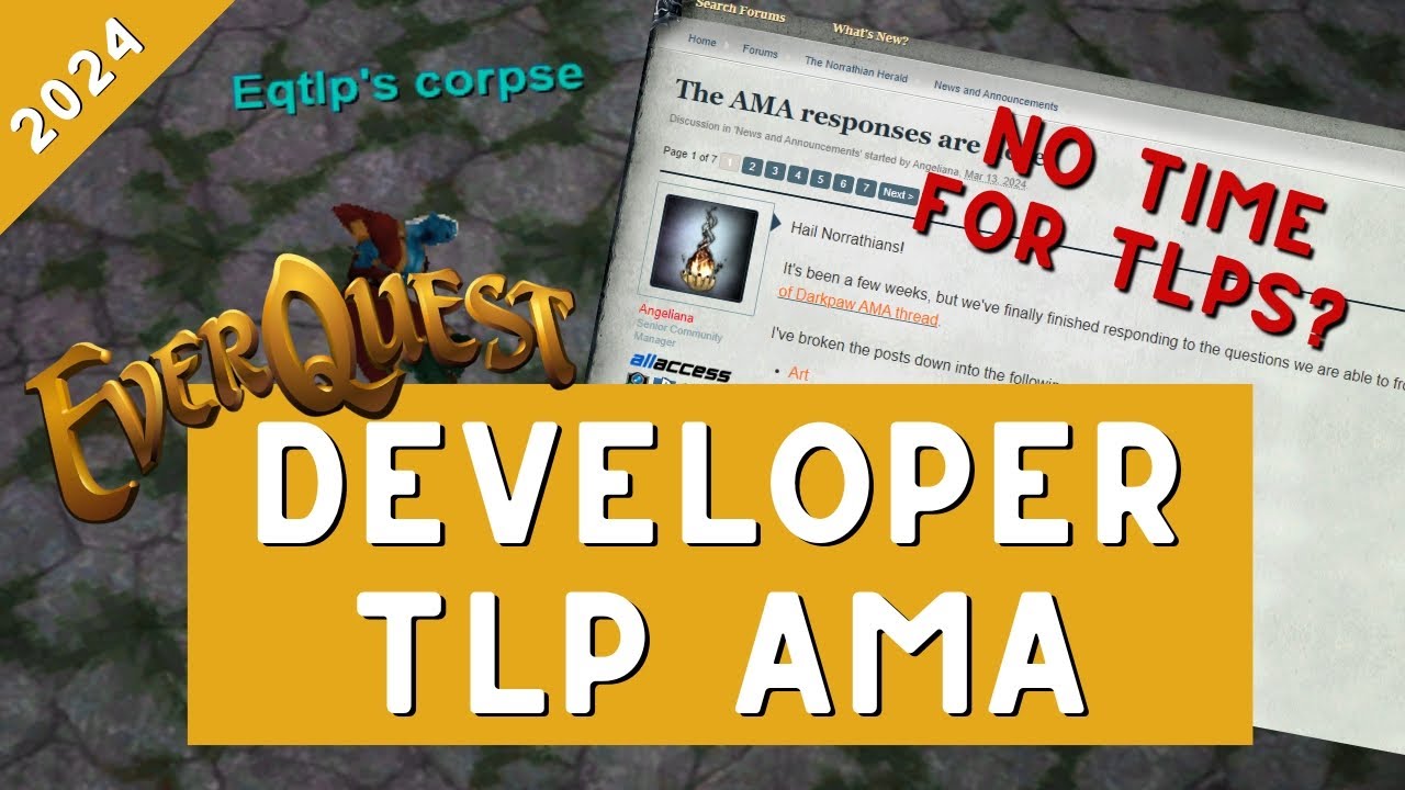 Сессия вопросов и ответов для разработчиков EverQuest — ответы на все вопросы по TLP!