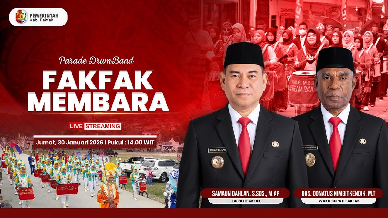 PARADE DRUM BAND FAKFAK MEMBARA