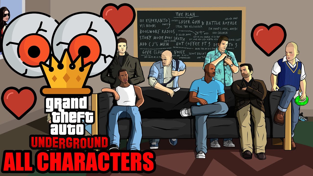GTA Underground All Characters