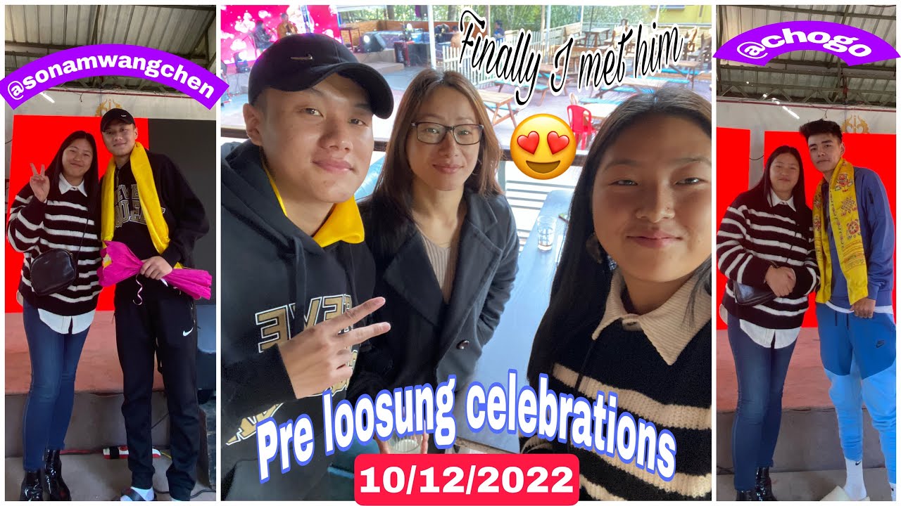 Pre loosung celebrations at Gangtok, finally met @SonamWangchen n@Thatasianboychogo🇧🇹🤩💐🫶🏻💕
