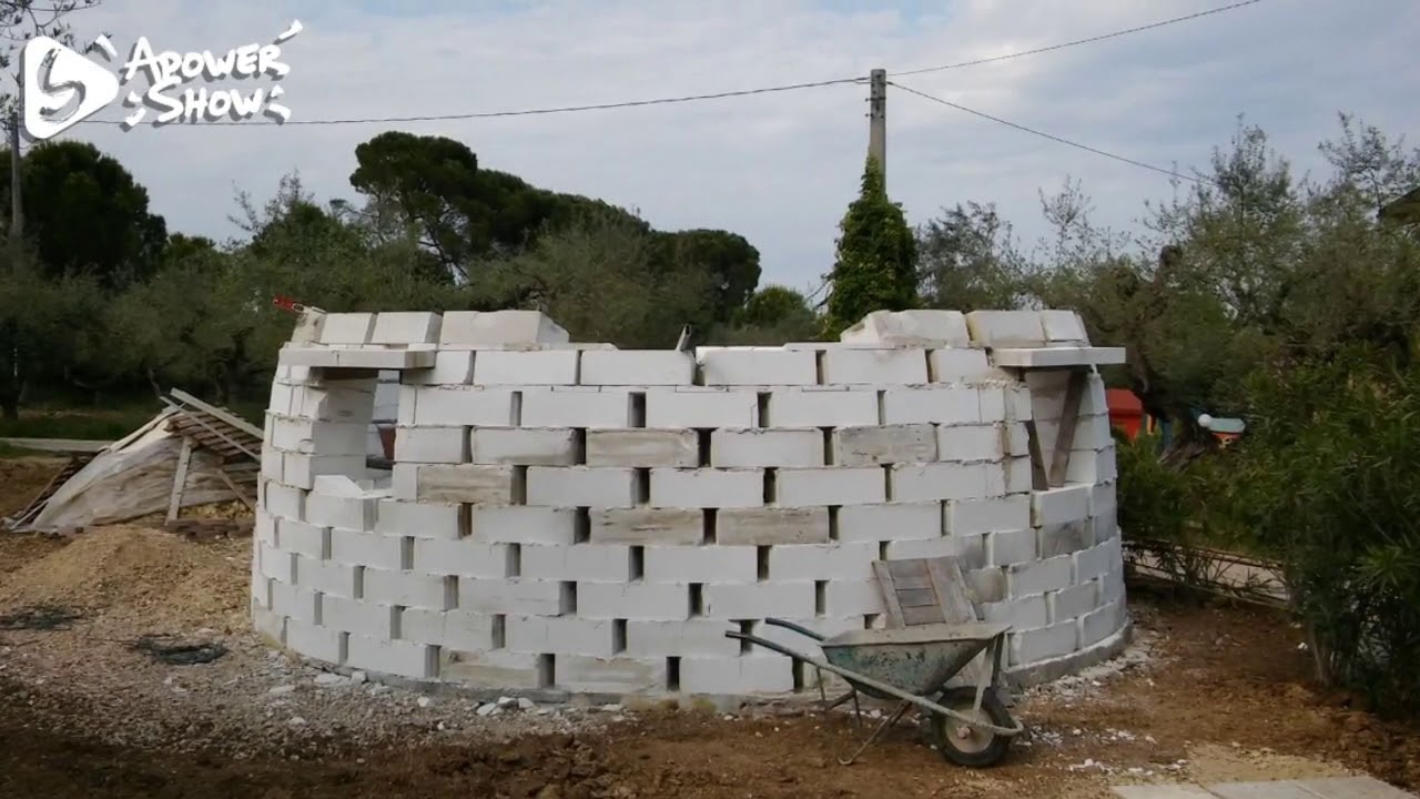 La prima casa a cupola al mondo realizzata con blocchi in calcestruzzo autoclavato.