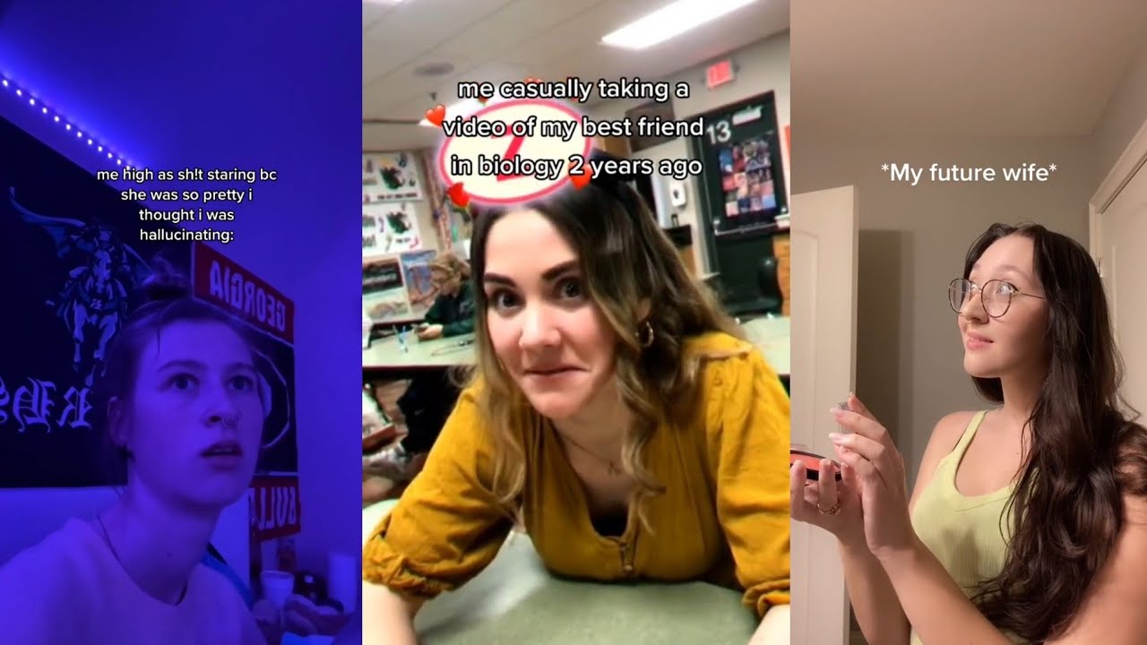 Love at first sight tiktok trend but make it wlw