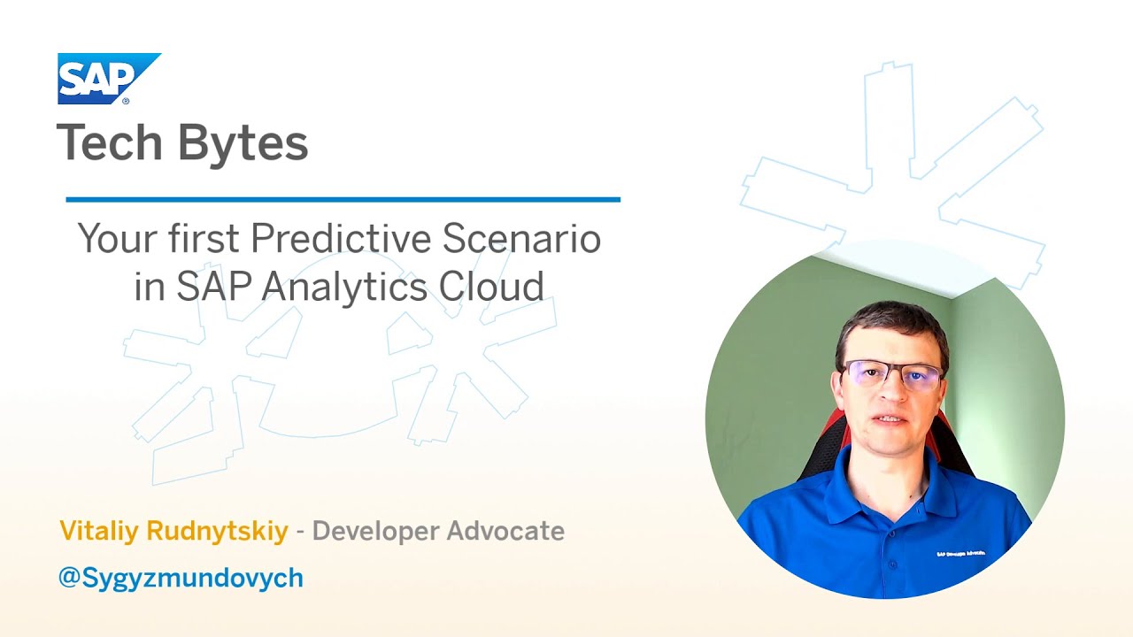 Your first Predictive Scenario in SAP Analytics Cloud