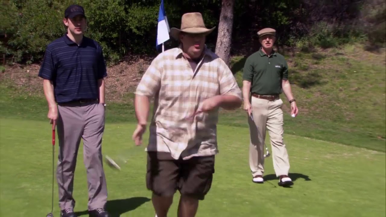 Jim, Andy and Kevin go golfing (The Office)