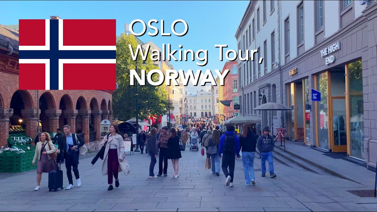 Walking tour of Oslo city center from Oslo cathedral to the Opera house 🇳🇴 #Norway #Oslo