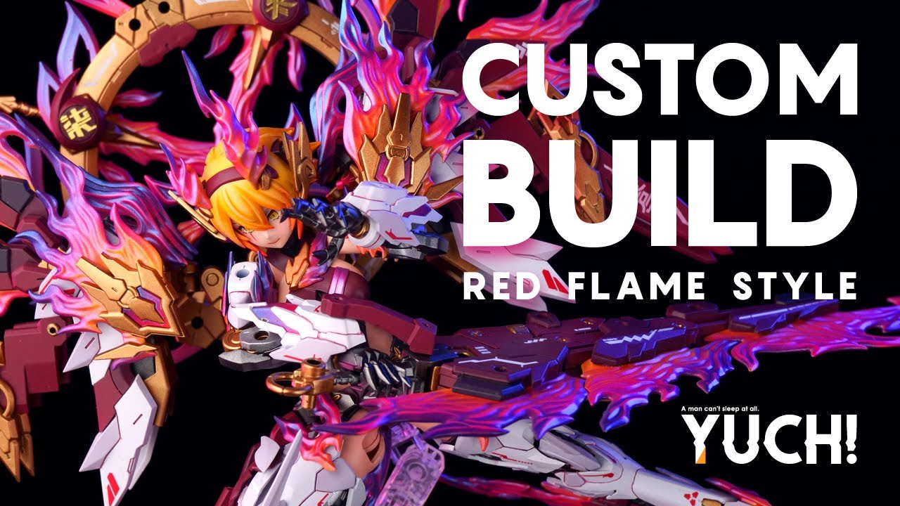 Custom Build! Red flame style! MEGAMI DEVICE AUV SUSANOWO SOUEN