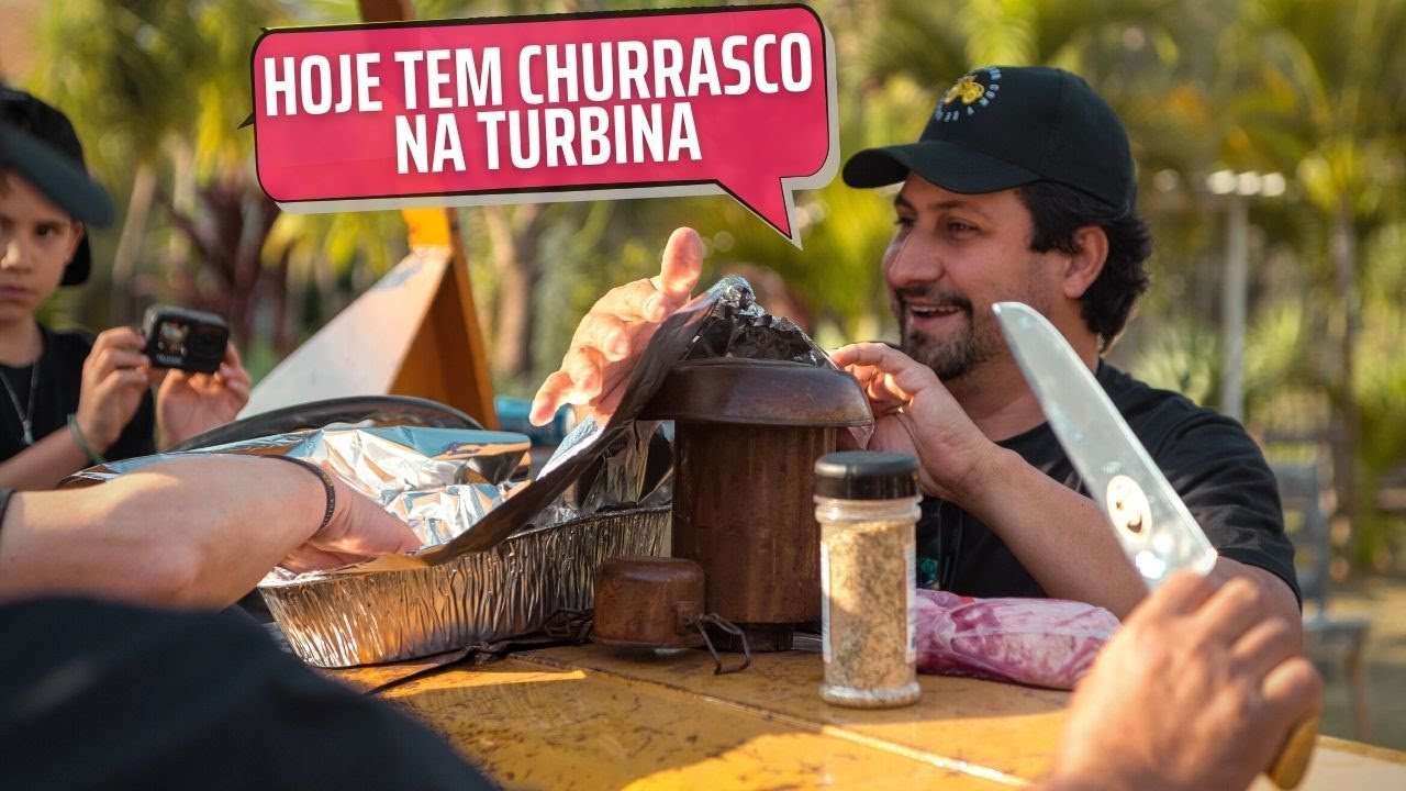CAMINHO DA FÉ DIA 02 - O DESAFIO DA SUBIDA E O CHURRASCO NA TURBINA DO VALMET 65