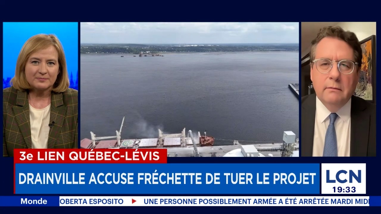 Troisième lien: Drainville accuse Fréchette de tuer le projet