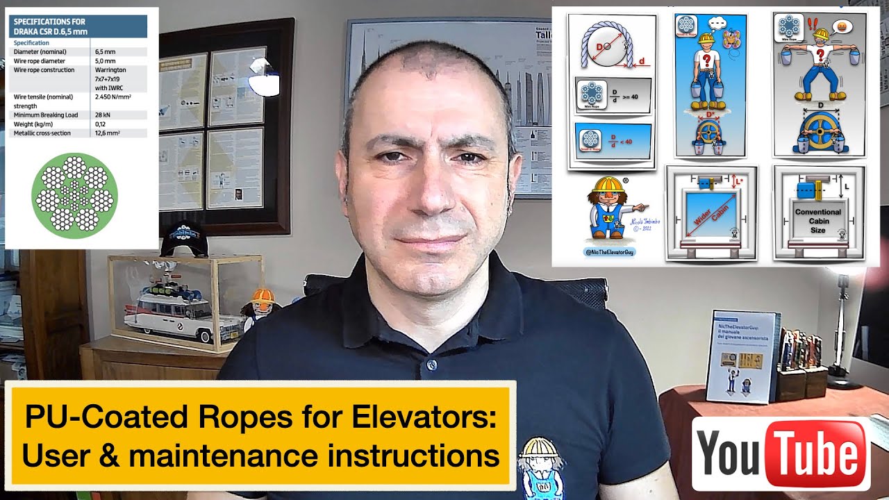 PU Coated Ropes for elevators: user and maintenance instructions #NicTheElevatorGuy