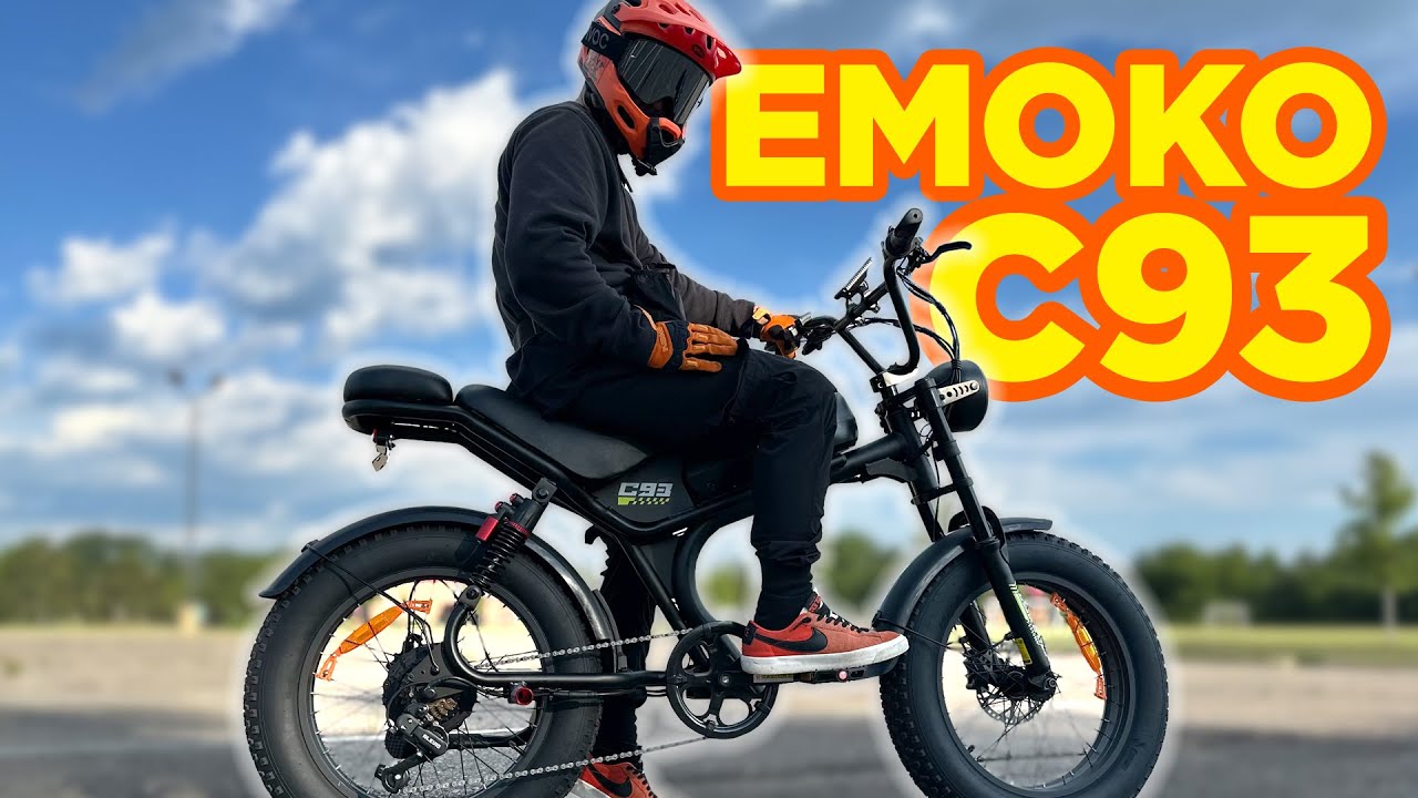 Emoko C93: мощный электровелосипед с удобствами для пассажира!