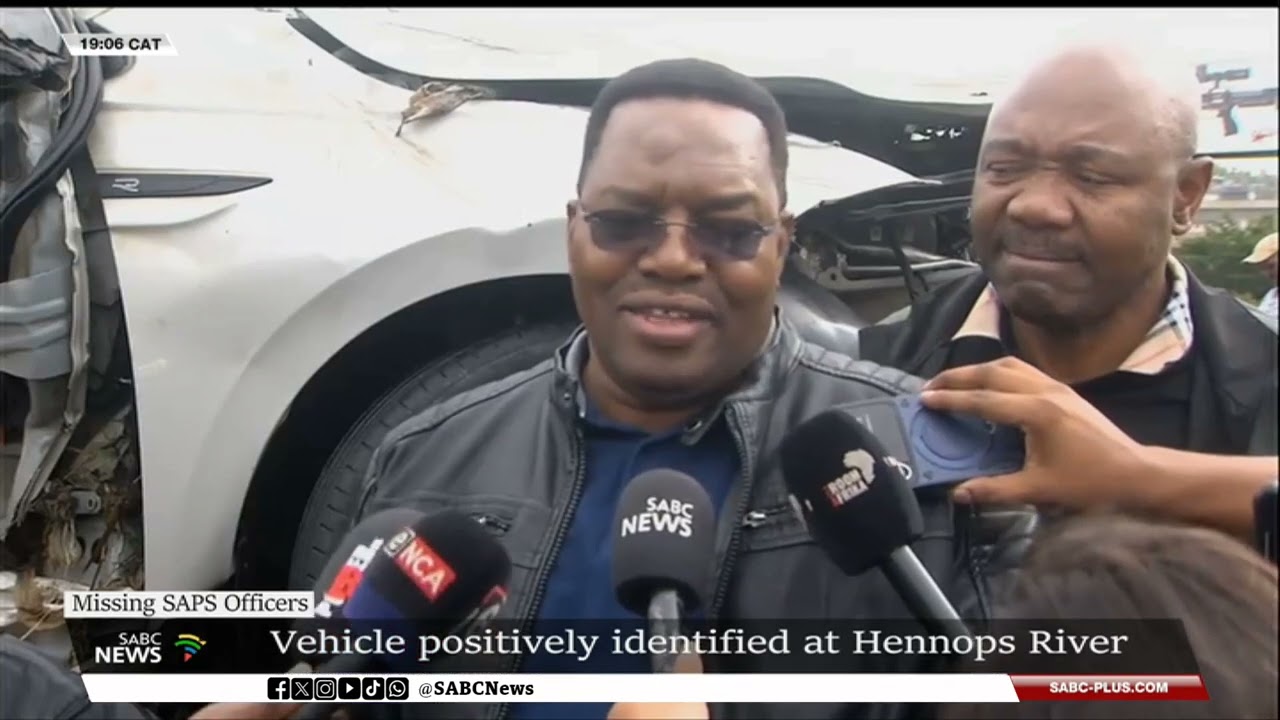 Deceased Constables | Vehicle positively identified at Hennops River