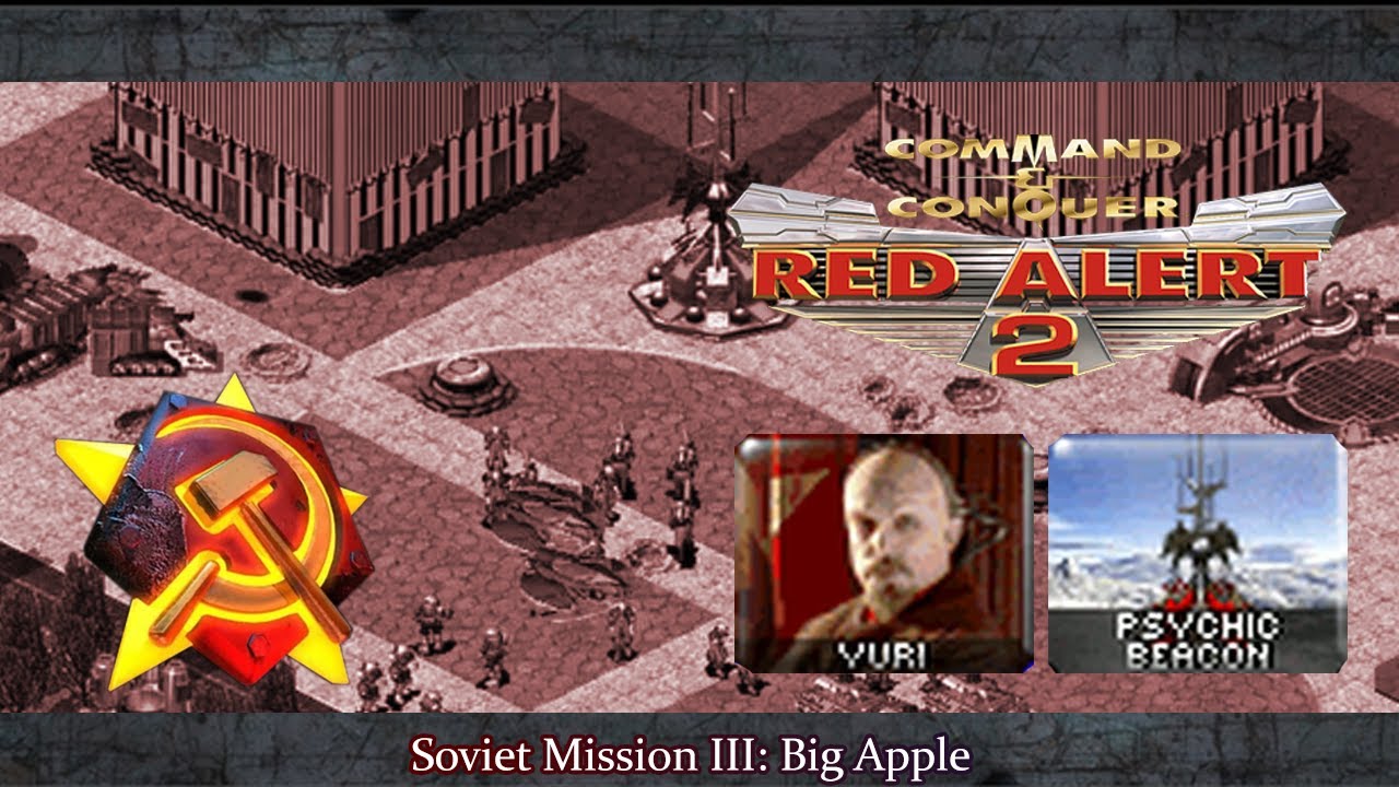 Red Alert 2 Soviet Mission III: Big Apple สงครามกลางเมือง ยึดกองทุนพันธมิตร
