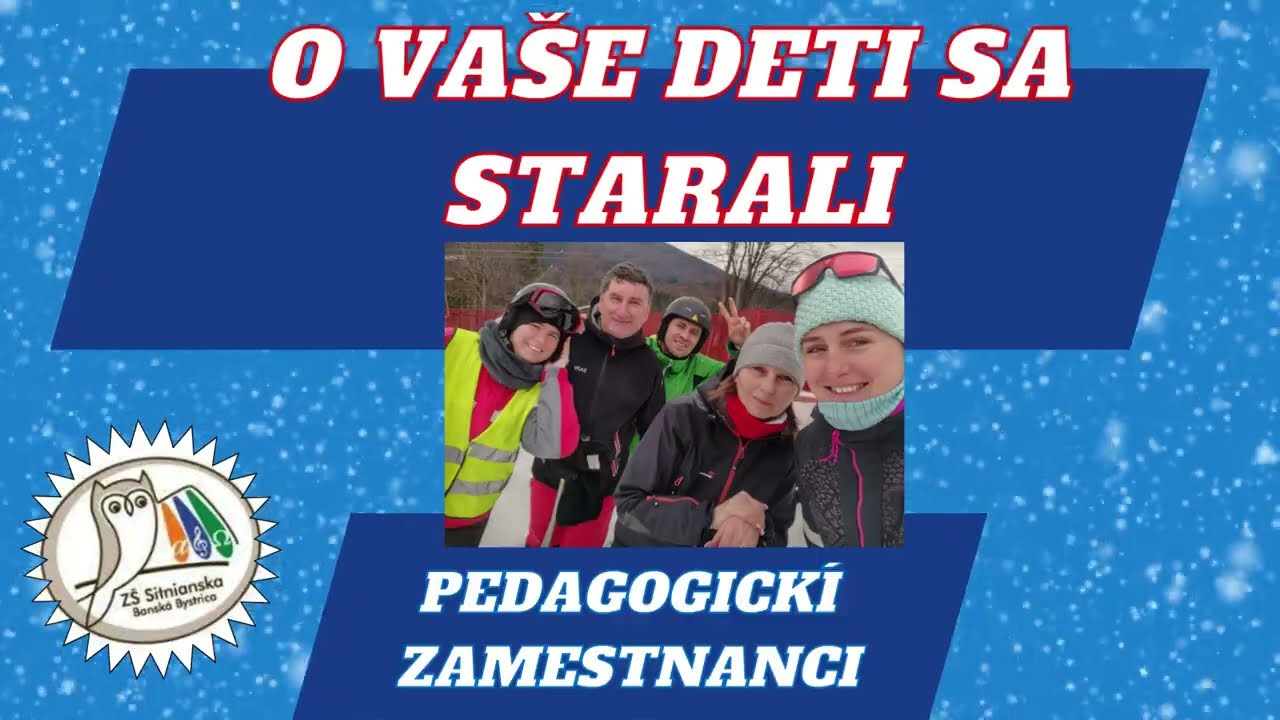 Lyžiarsky v&yacute;cvik 2024 - Z&Scaron; Sitnianska