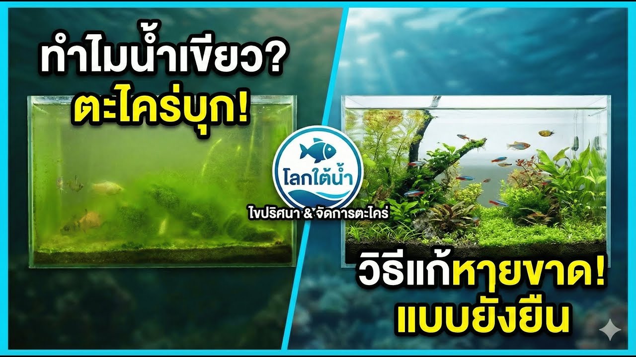 น้ำเขียว ตะไคร่บุกตู้! แก้ยังไงให้หายขาด? (สาเหตุที่หลายคนมองข้าม)