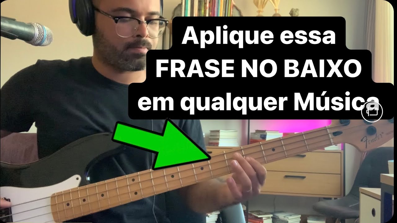 FRASE NO BAIXO | Aplique em qualquer música