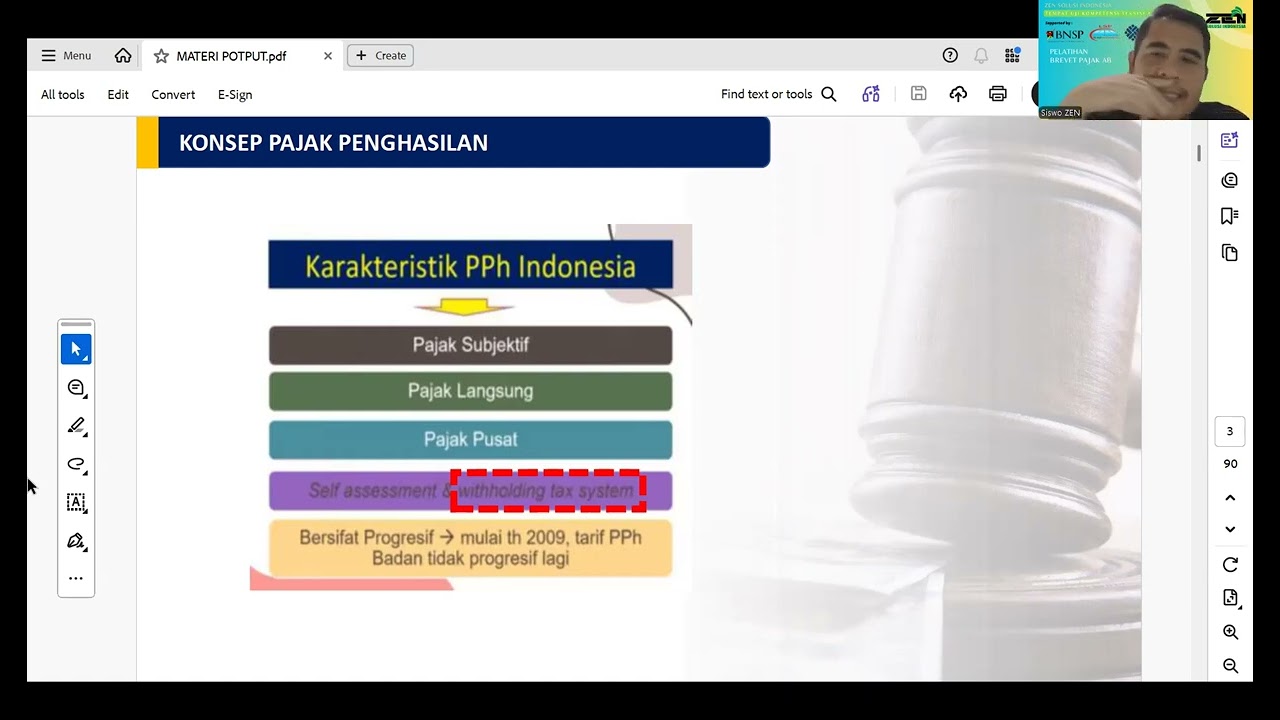 PELATIHAN BREVET AB BATCH 28 - MATERI Pemotongan dan Pemungutan  - Sesi Pagi