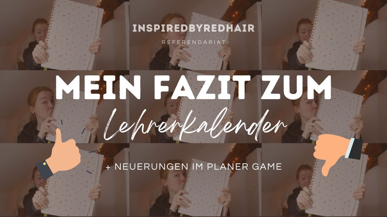 Fazit mein erster Lehrerkalender I Welchen im nächsten Jahr? I Ref im Lehramt Sonderpädagogik