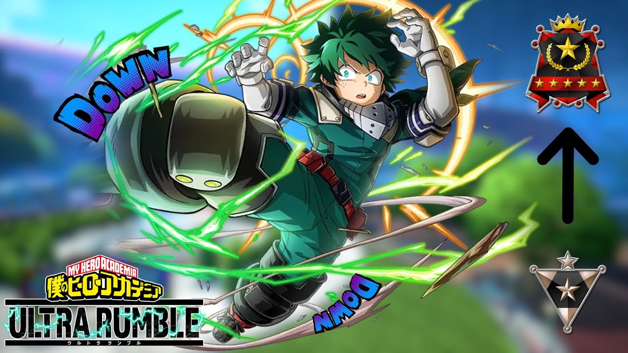 Playing Full Bullet Deku To ACE Rank In My Hero Ultra Rumble
