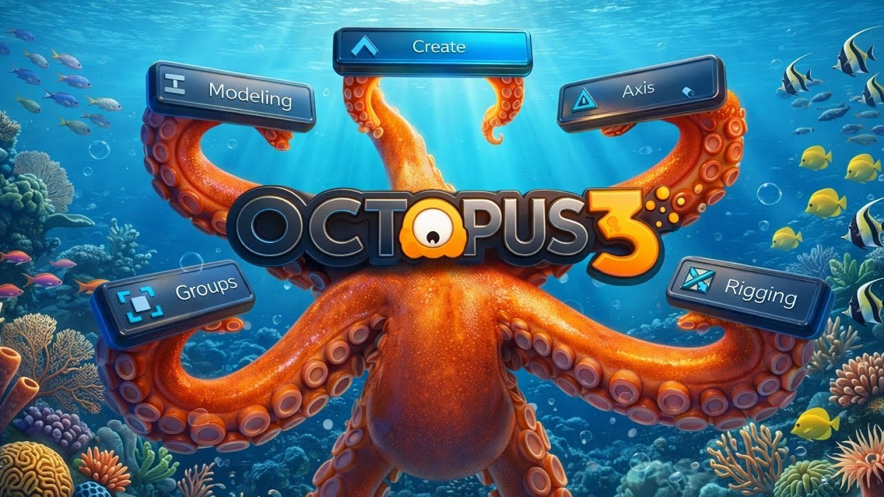 Octopus - разбор и настройка pie menu для 3ds max