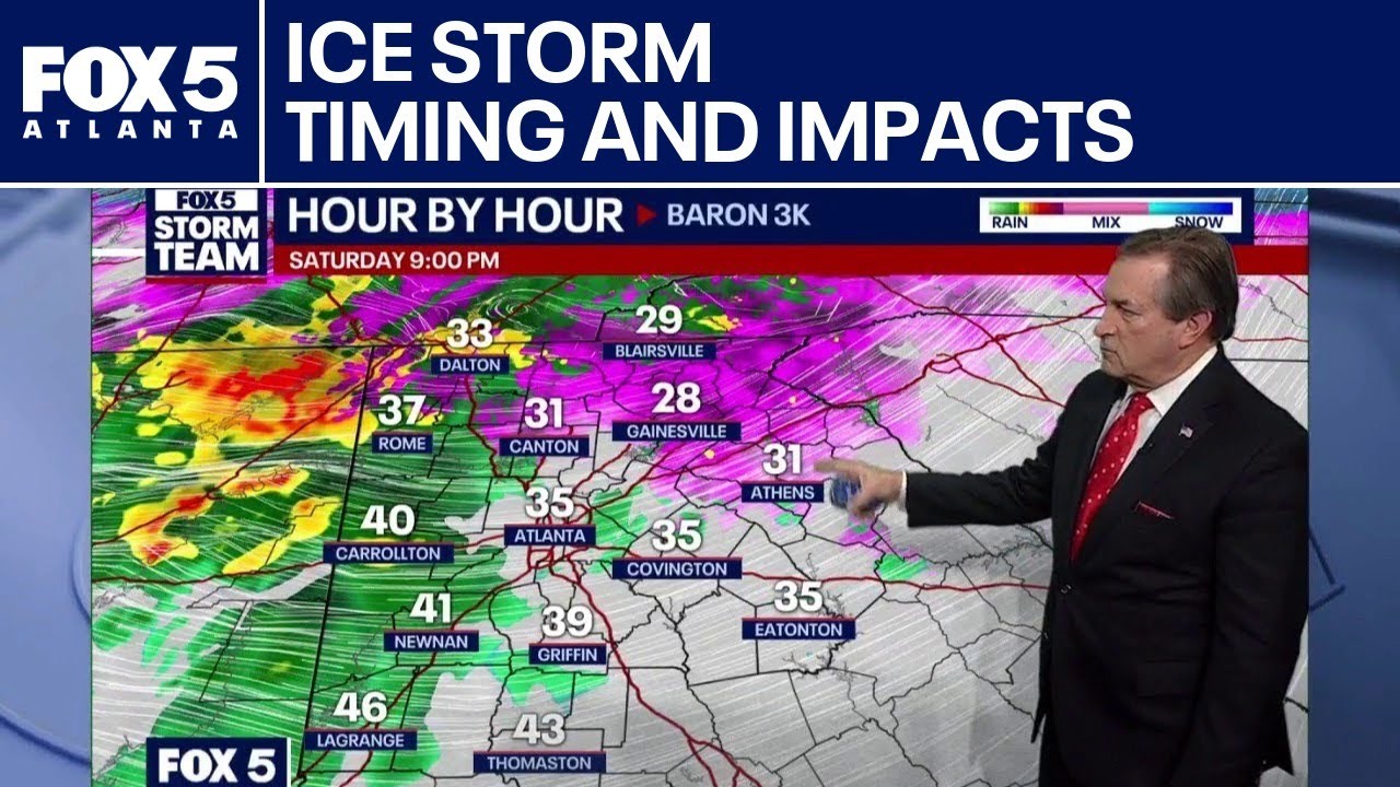 Georgia ice storm timing and impacts | FOX 5 News