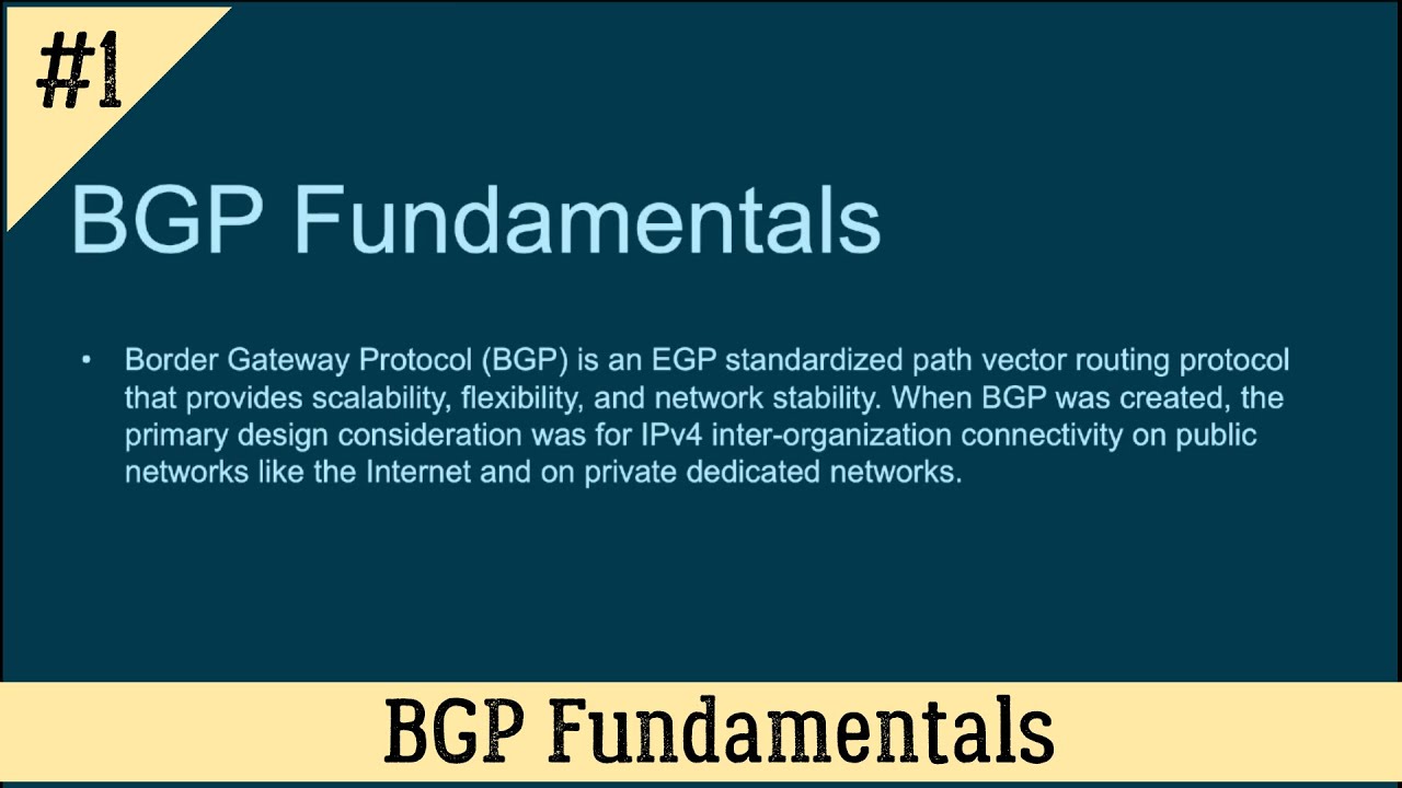 🔴  CCNP ENCOR - Fundamentos de BGP) ✅💻🧠