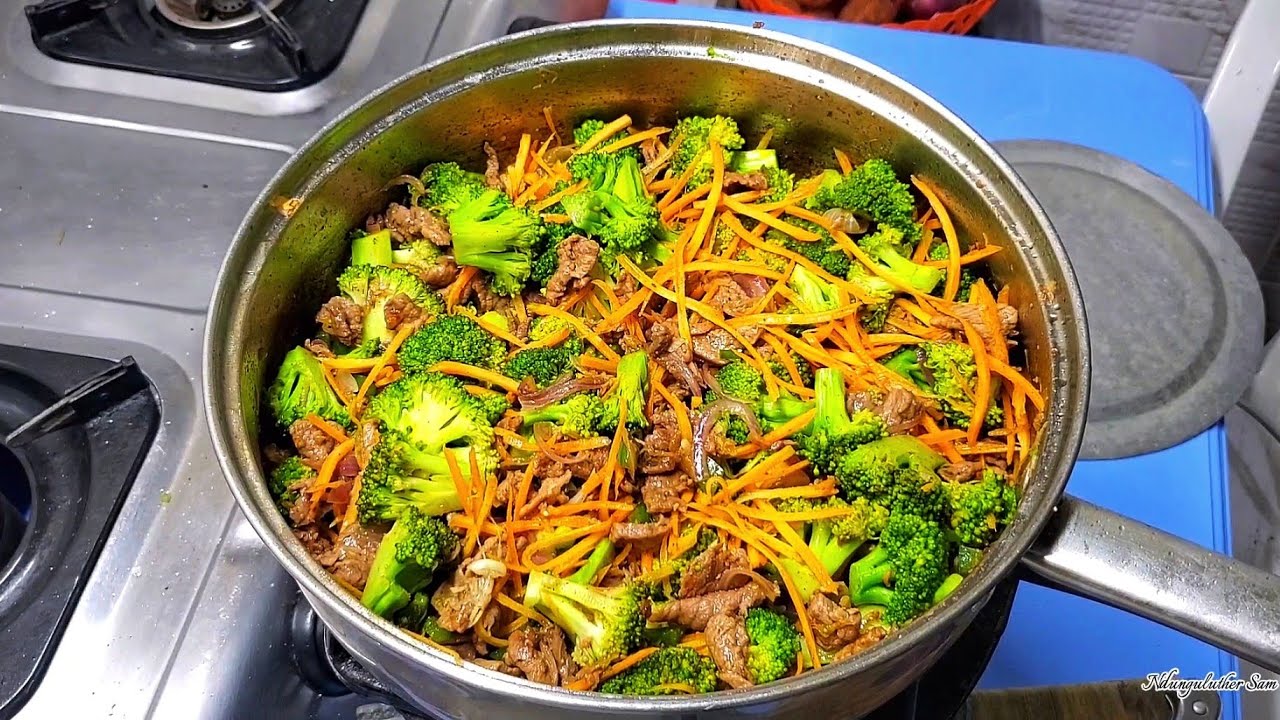 Mouth watering, juicy Beef and Broccoli recipe || How to cook beef with broccoli || Broccoli recipe