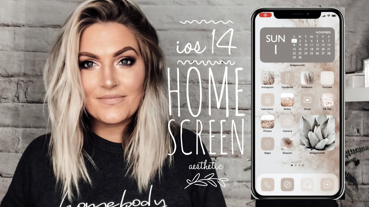 Как настроить эстетику главного экрана iPhone | iOS 14