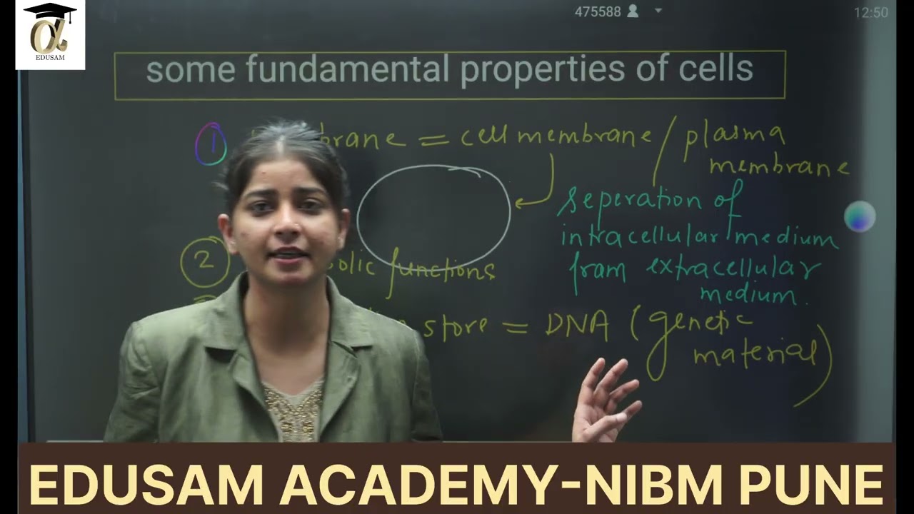 CELL - THE STRUCTURAL UNIT OF LIFE | LECTURE - 1 | RB MAAM #motivation #biology #competitiveexams